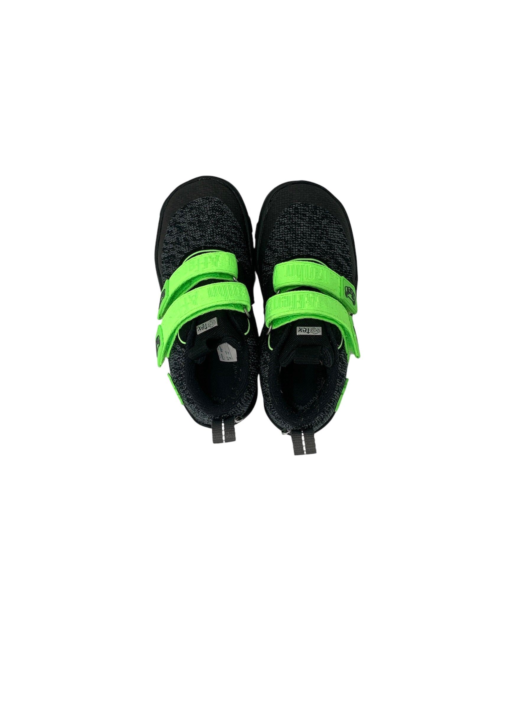 Lowboot Knit Happy Panther - Schwarz