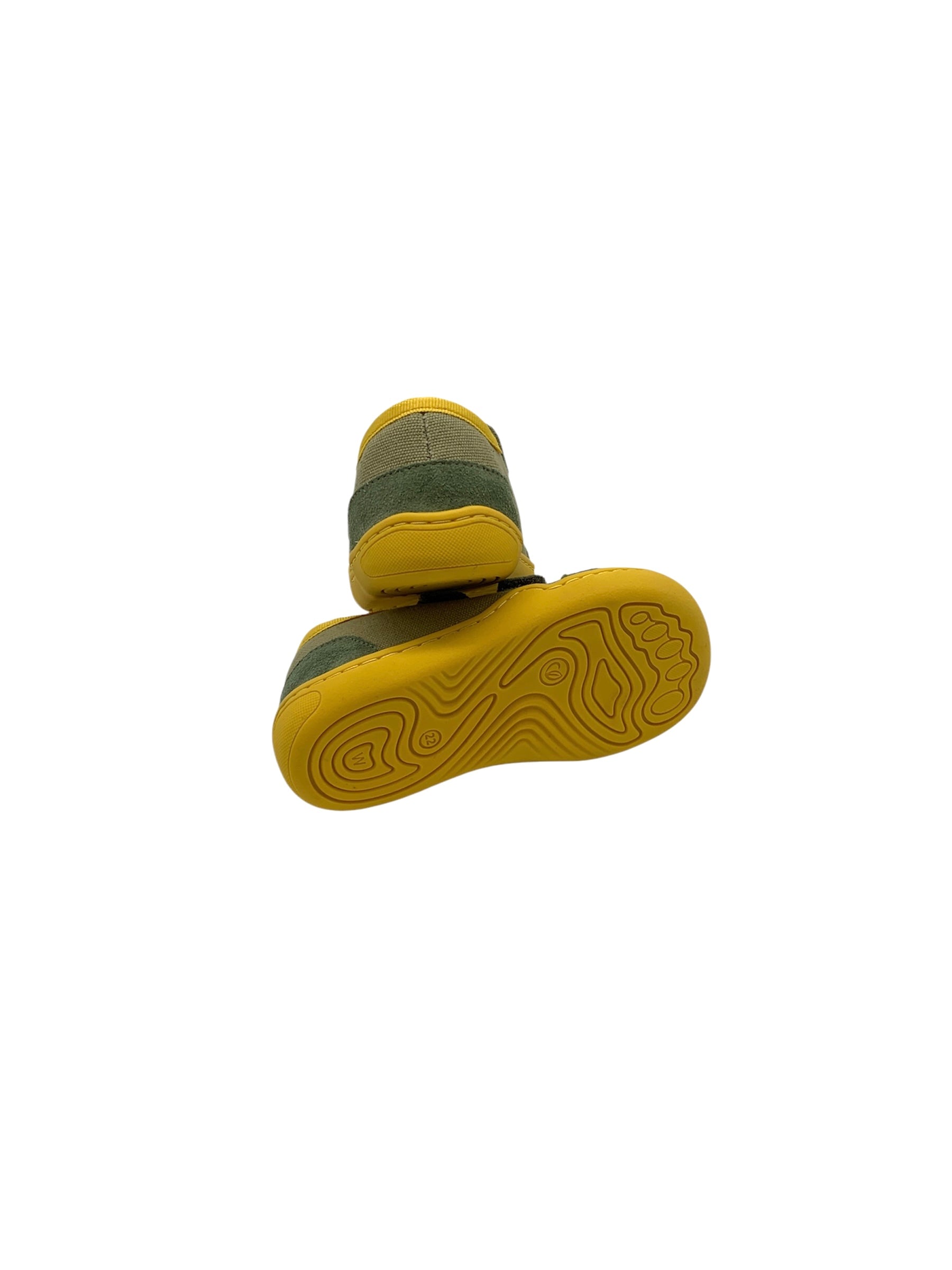 Nasenaffen Style low cut moosgrün breit - Gruen