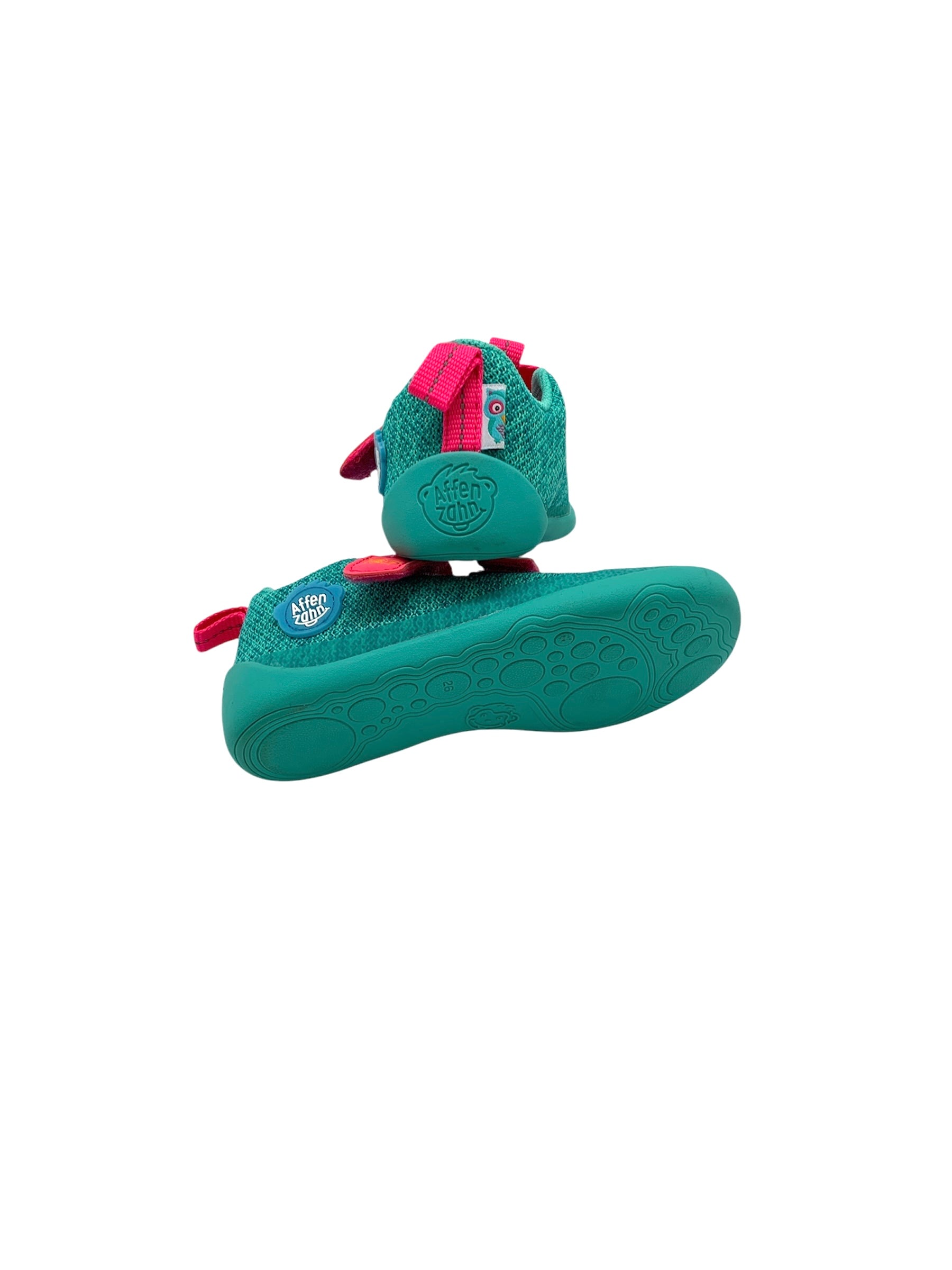 Happy Knit Lowcut Owl - Gruen