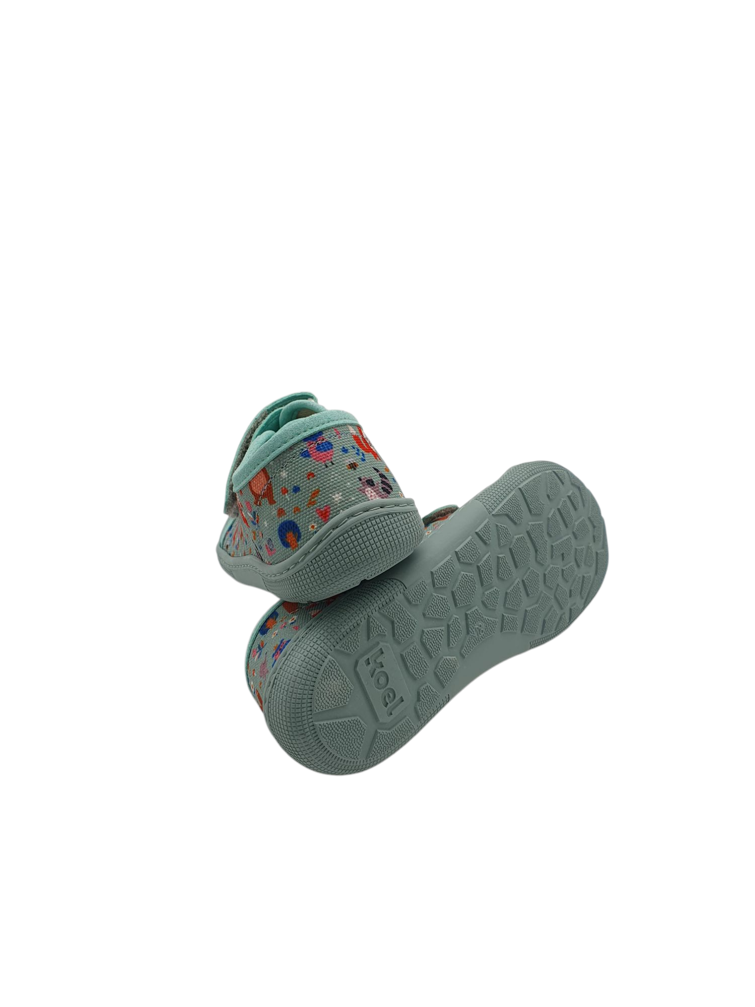 Dud Print Bear Mint - Gruen